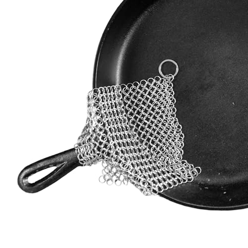 Best Cast Iron Skillet Cleaner Chainmail Scrubber