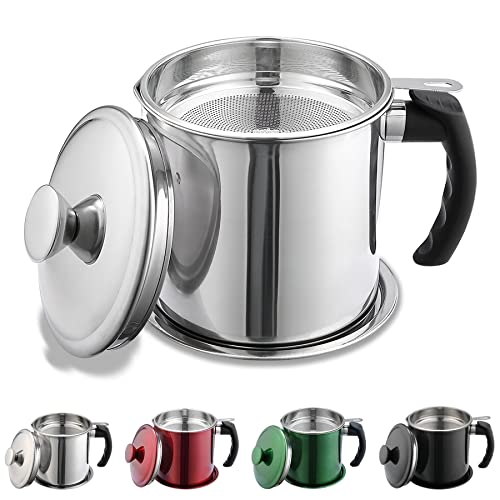 Best Grease Container With Strainer for Bacon Fat