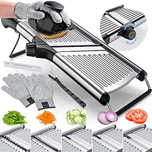 Best Mandoline Slicer Adjustable Blades
