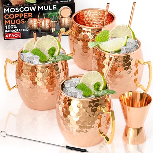 Best Moscow Mule Copper Mugs Set