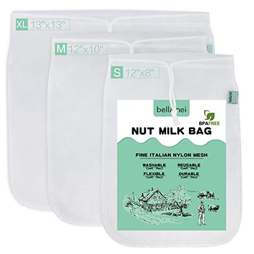 Best Nut Milk Bag Reusable Fine Mesh